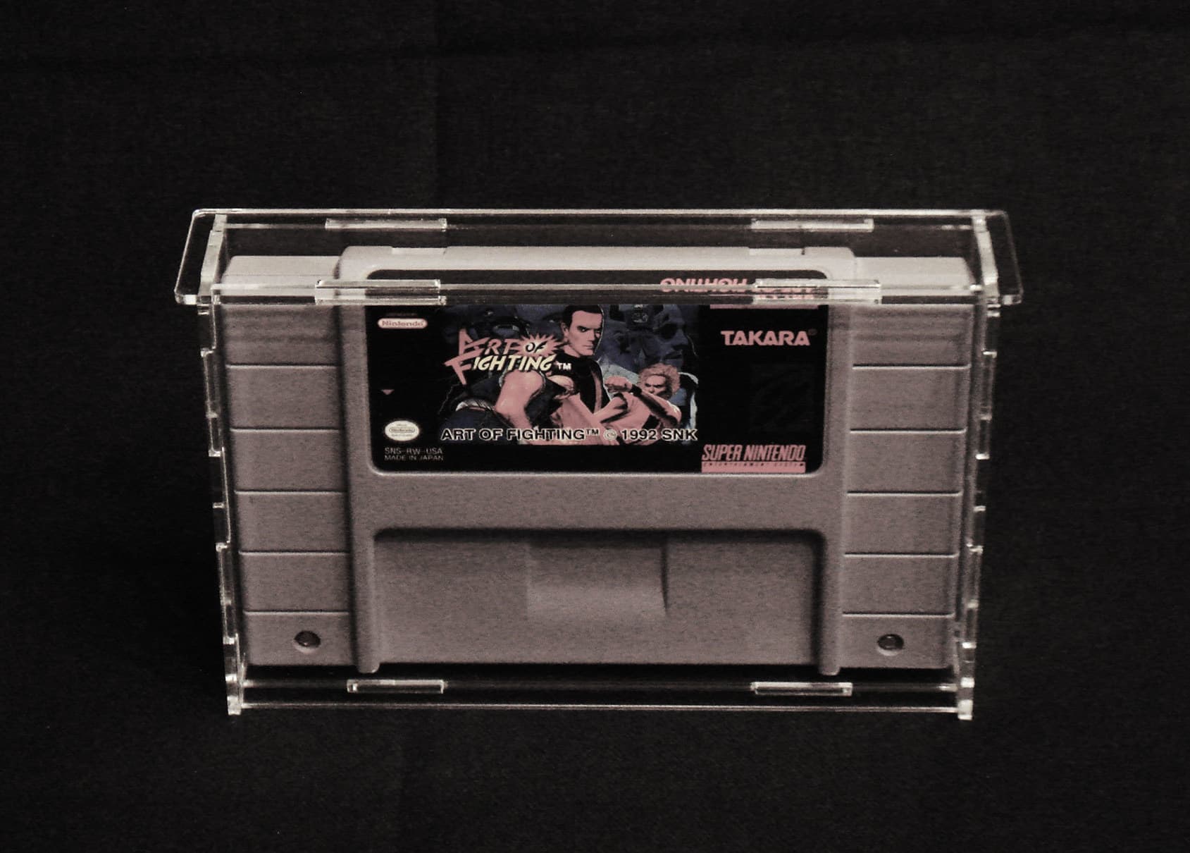 Cassette case for SNES